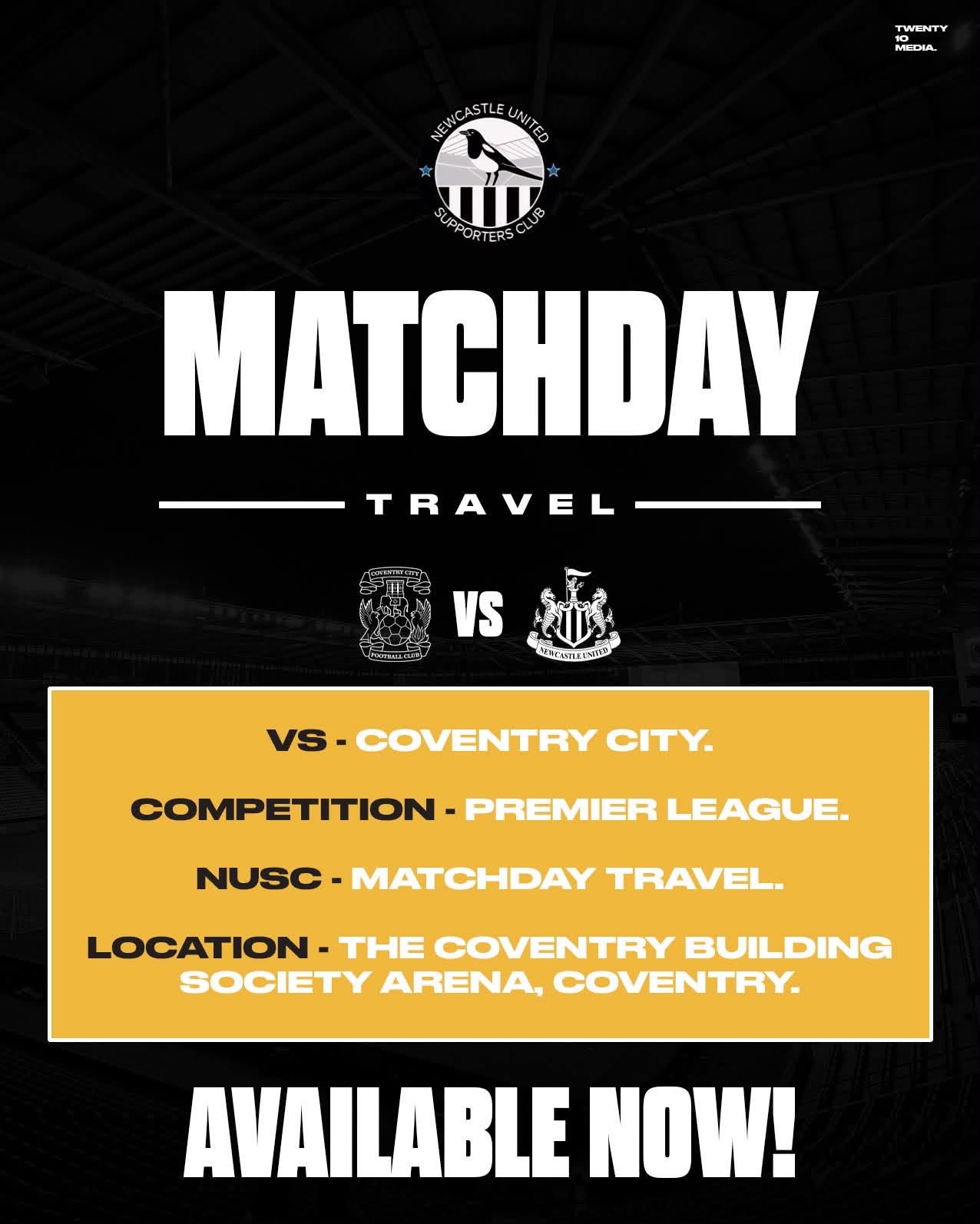 Coventry City Coach Travel 2026-27