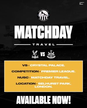 Crystal Palace Coach Travel 2026-27