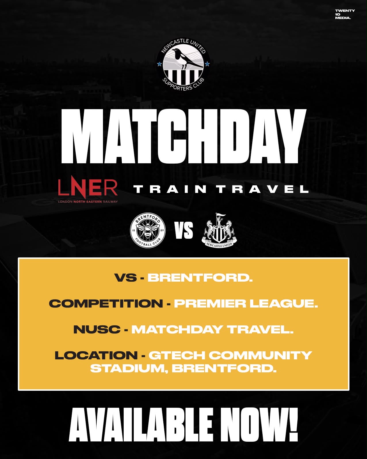 LNER Train Travel Brentford 2026-2027